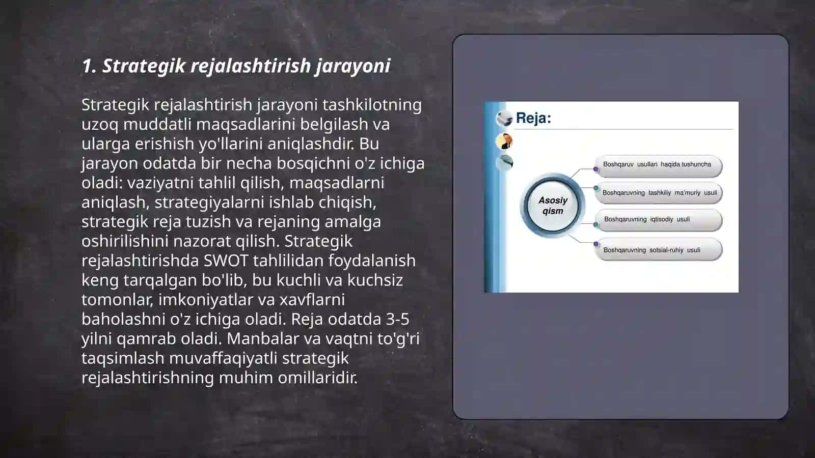 Strategik boshqaruvning hususiyatlari 3