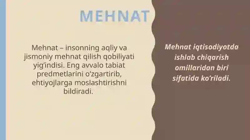 ish haqi va mehnat munosabatlari 3