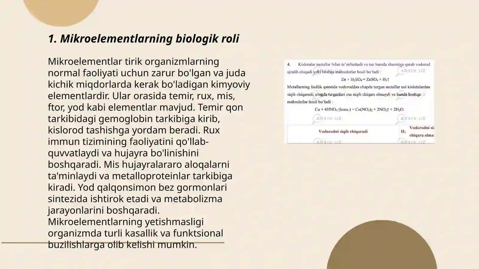 Mikroelementlar ularning ahamiyati 3