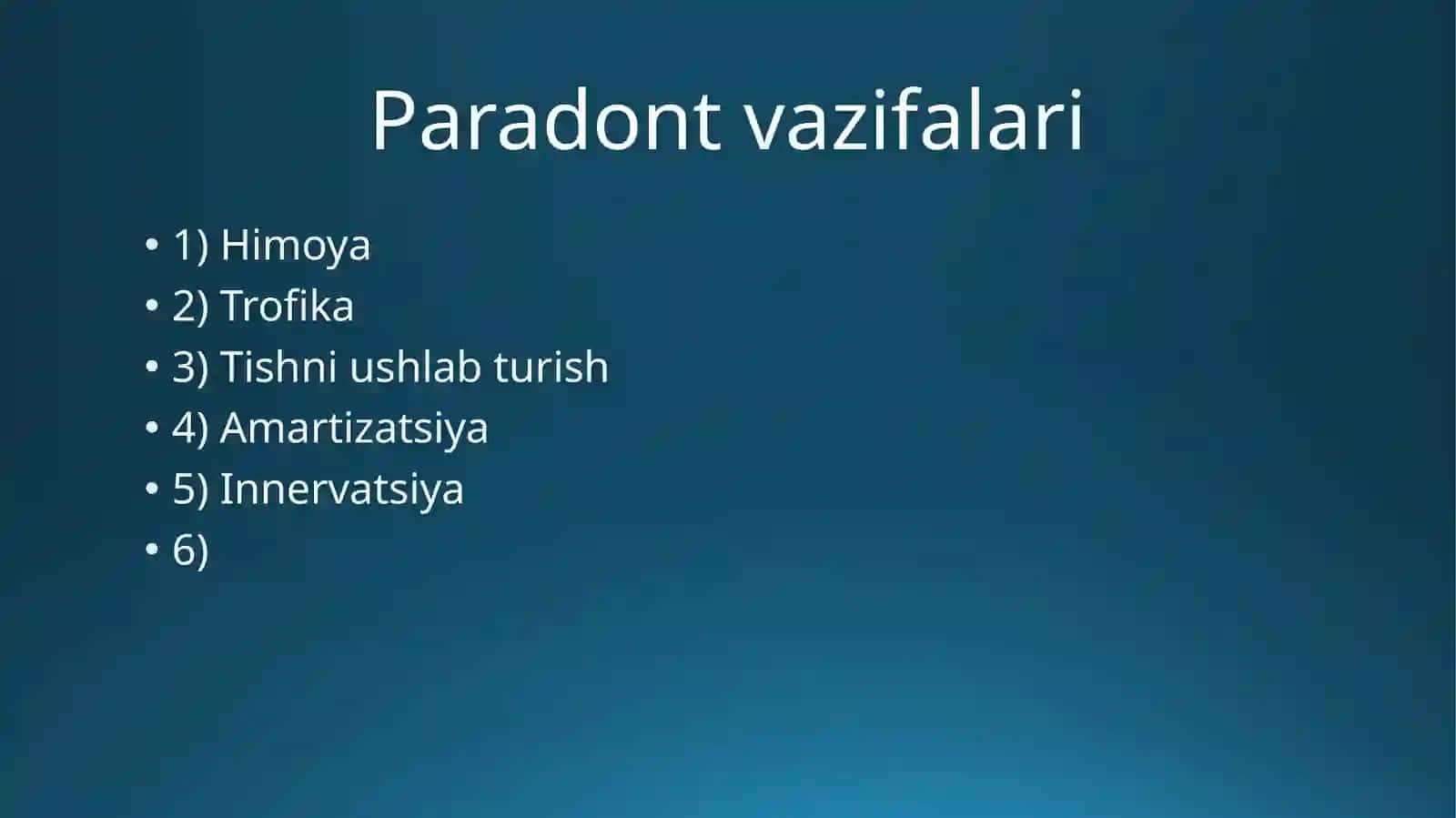 Paradont va Periadont 3