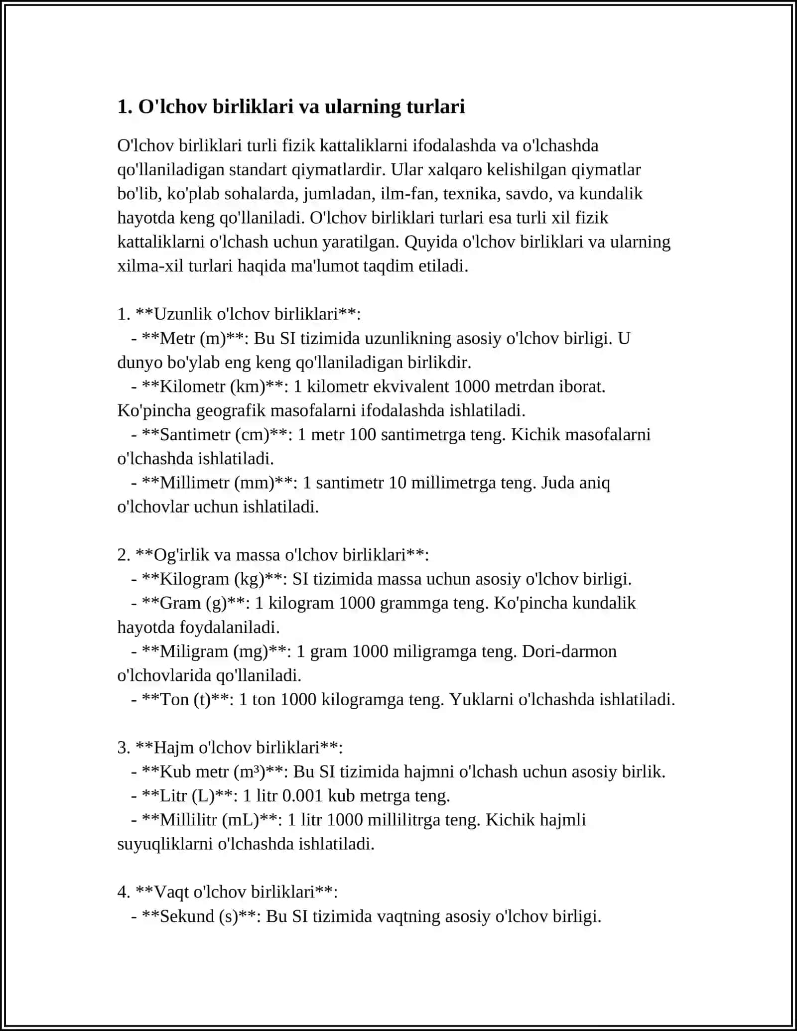 METROLOGIYA FANIGA OID MALUMOTLAR 3