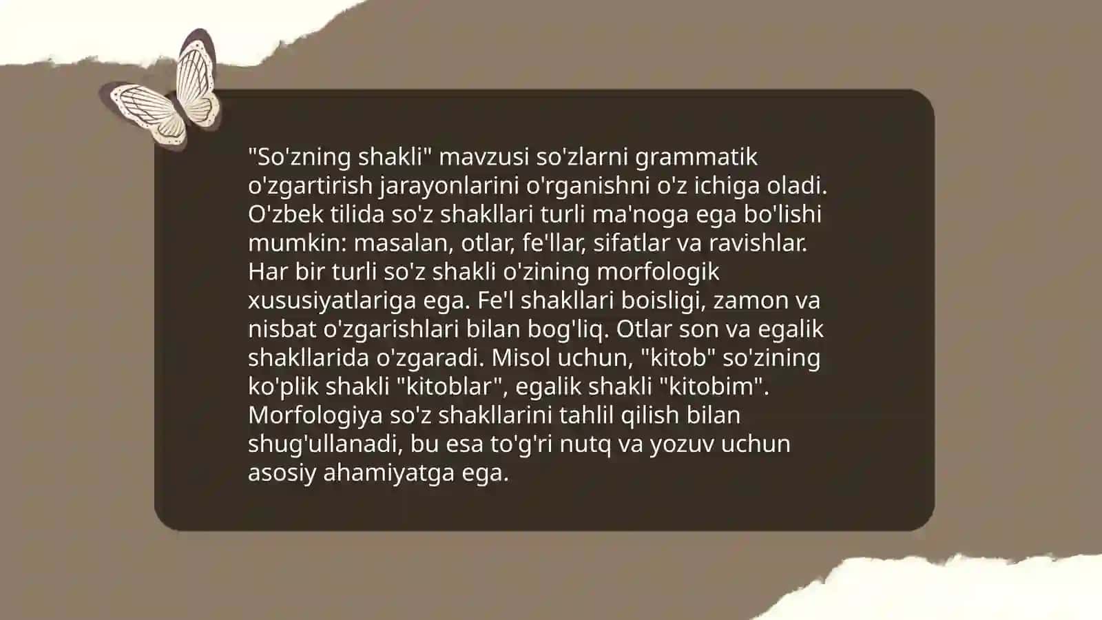 So'zning shakl va ma'no munosabatiga ko'ra turlari 3