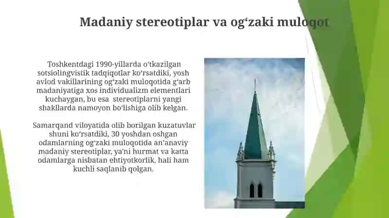 Madaniy stereotiplar va ogʻzaki muloqot 3