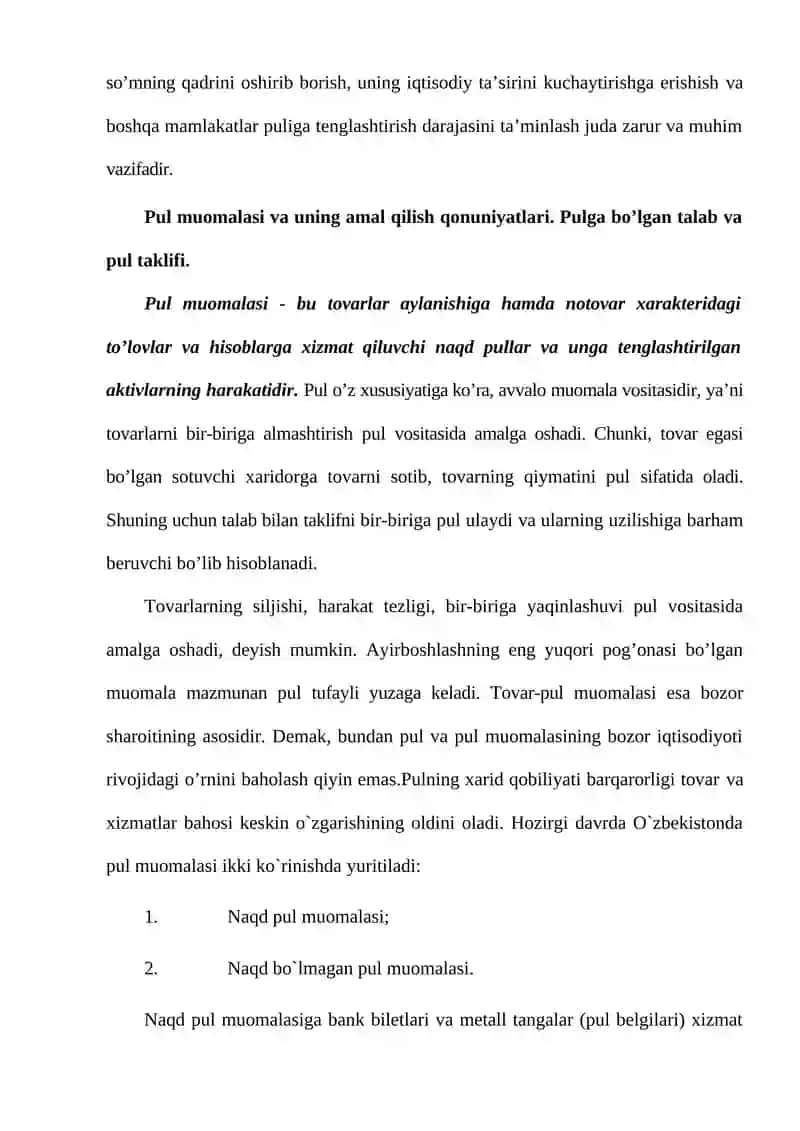 Pul-kredit siyosati va uning dastaklari 3