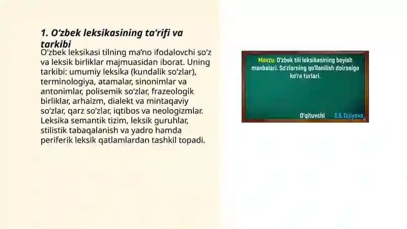 O‘zbek tili leksikasining boyish manbalari 3