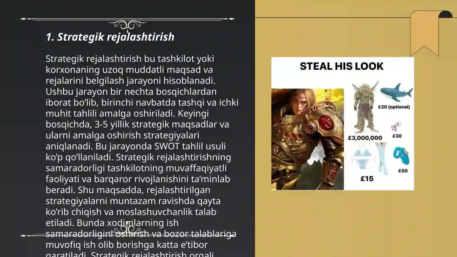 Strategik rejalashtirish 3