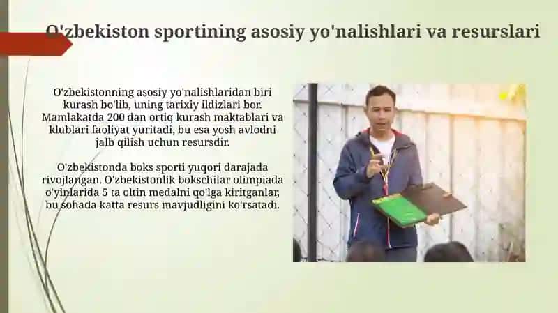 O'zbekiston sport salohiyati va resurslari 3