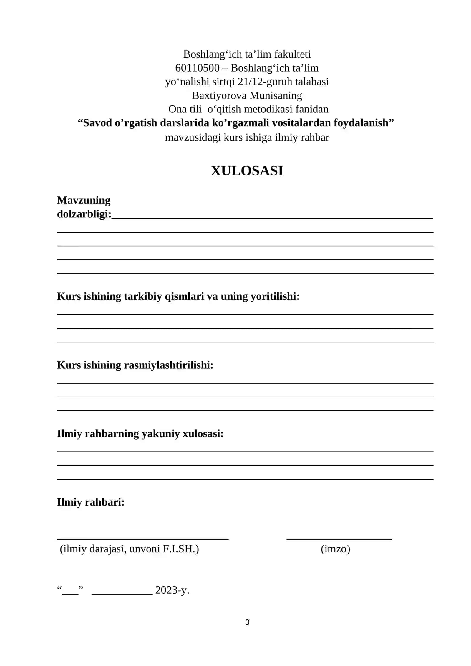 Savod o’rgatish darslarida ko’rgazmali vositalardan foydalanish 3