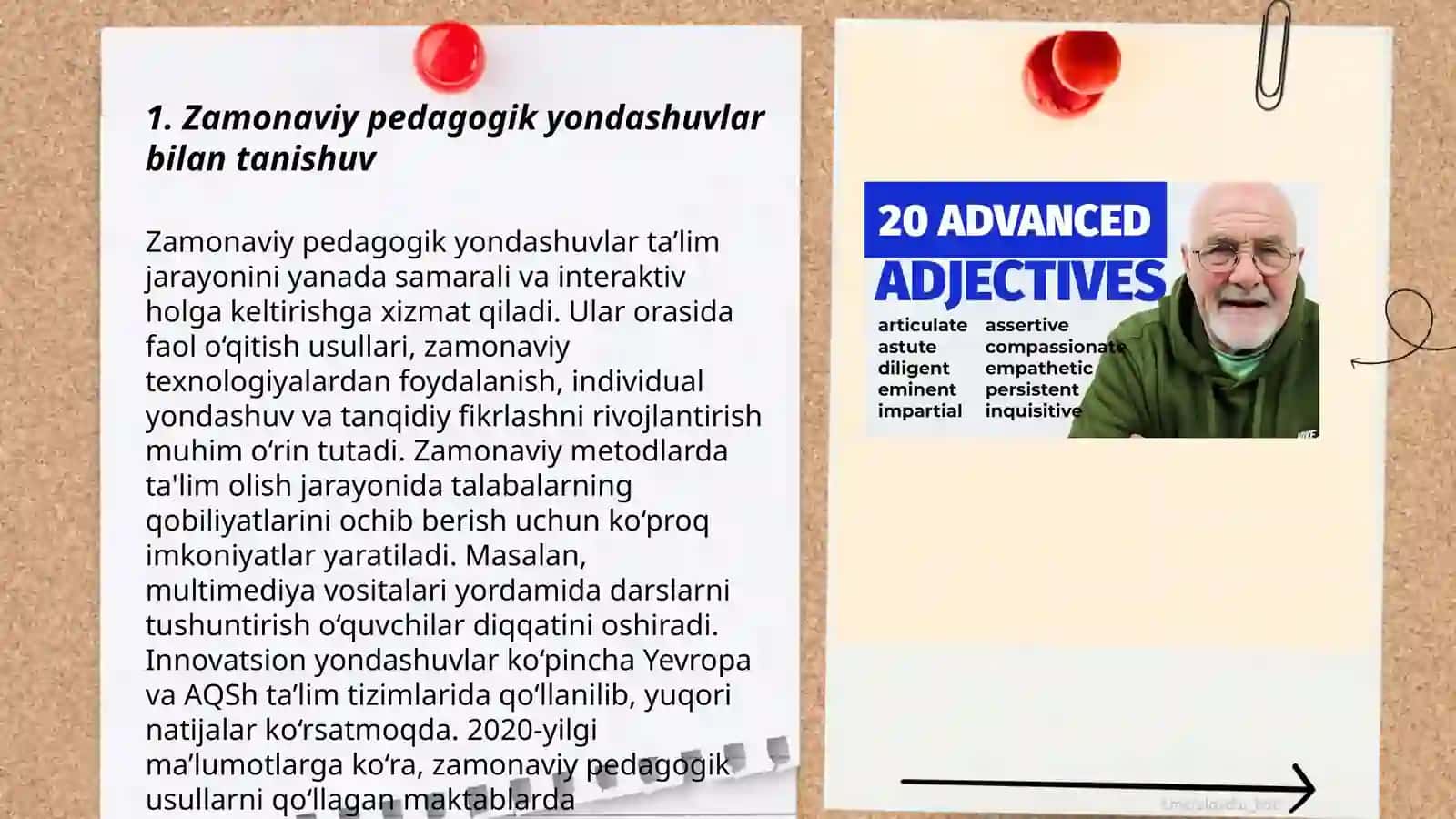 Zamonaviy pedagogik yondashuvlar bilan tanishuv 3