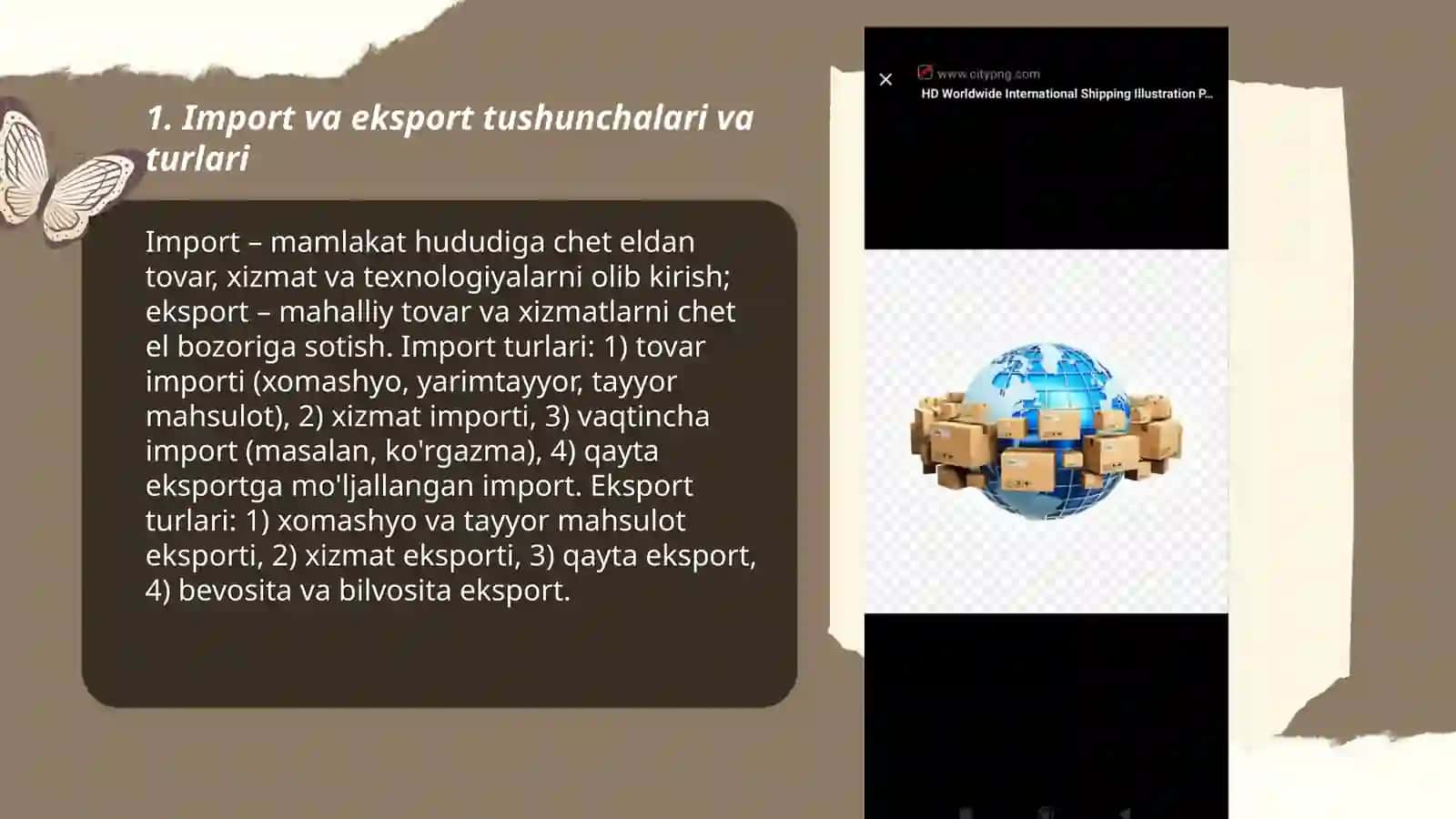 Import va eksport 3