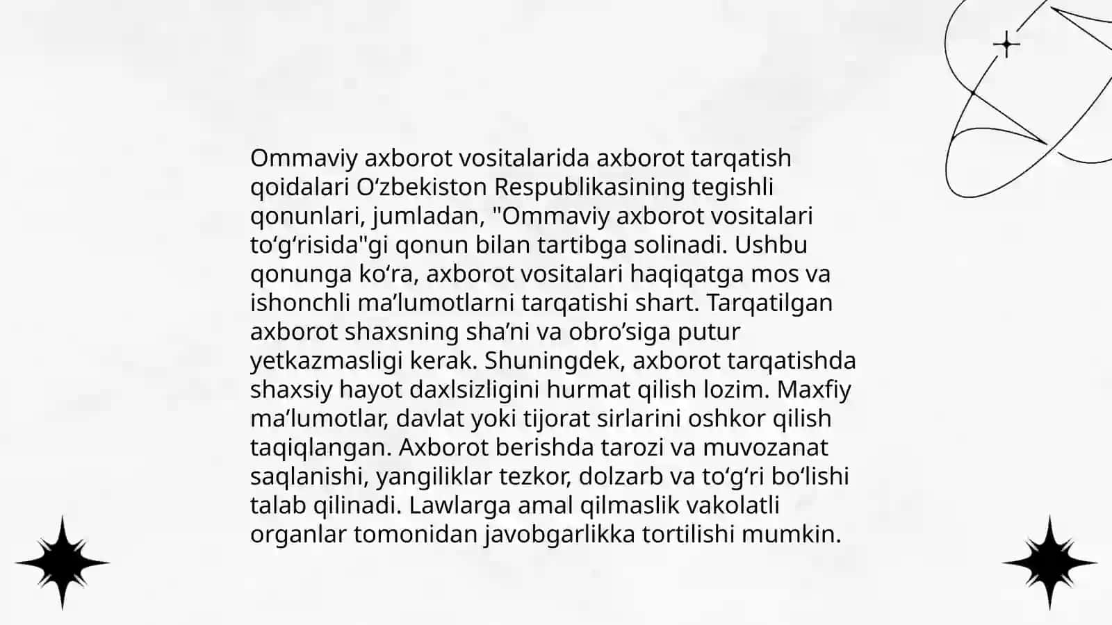 Media maydonda axborot tarqatish madanyati 3