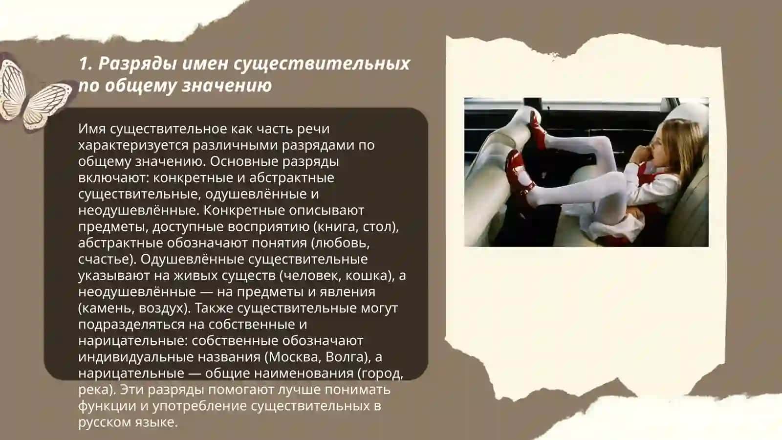 Разряды Имен Существительных 3