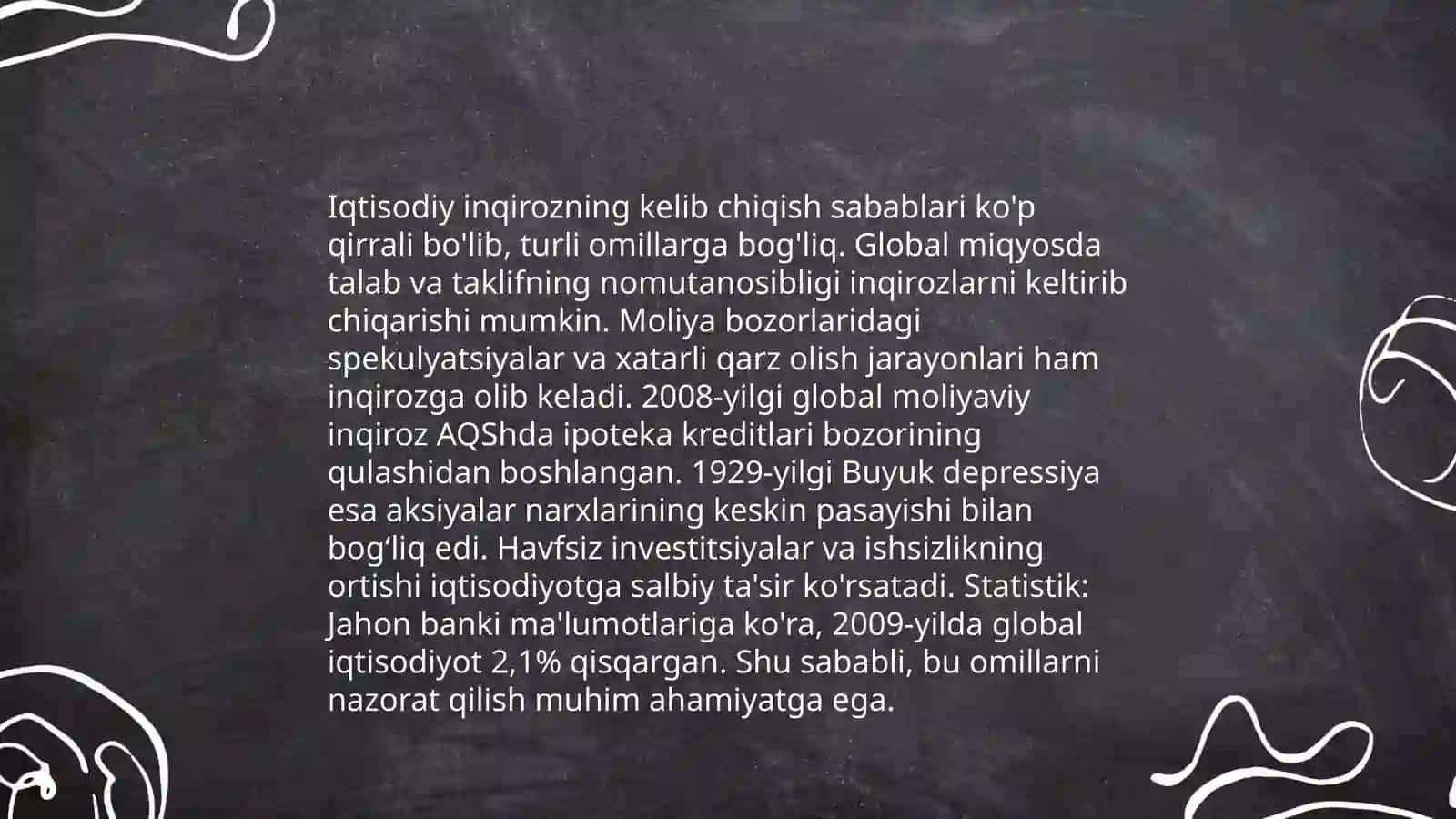 Iqtisodiy inqirozlarning turlari 3