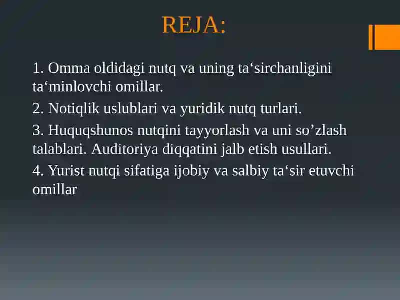 Huquqshunosning nutq madaniyati 3