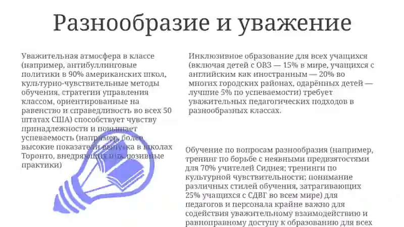 Основные принципы учащихся в инклюзивного образования их содержание 3