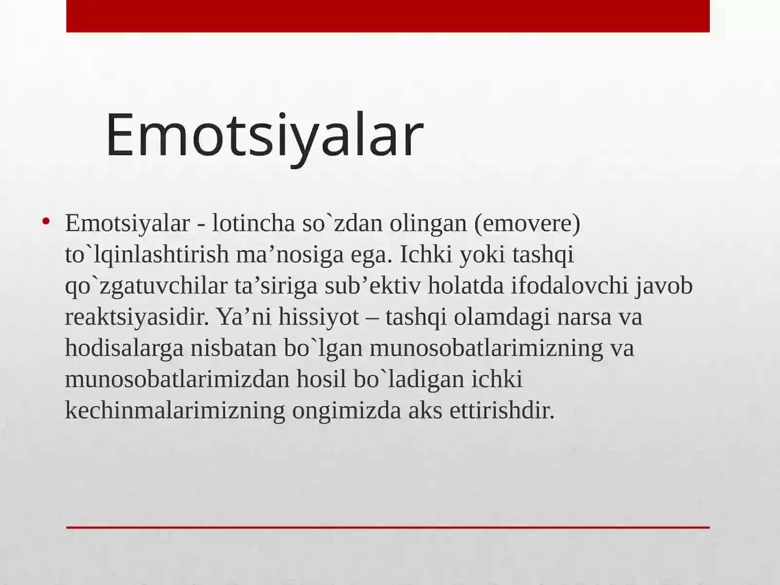 Emotsional holatlar 3