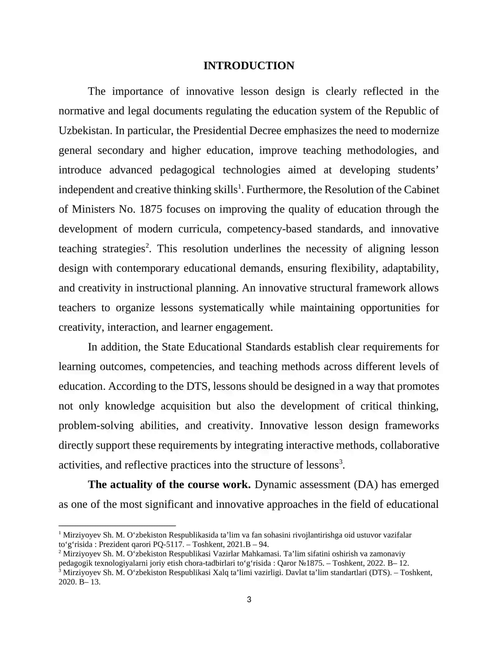 DYNAMIC ASSESSMENT IN ENGLISH LANGUAGE LEARNING 3