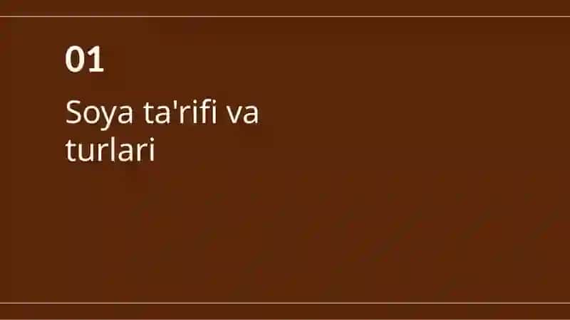 Soya osimligi va turlari 3
