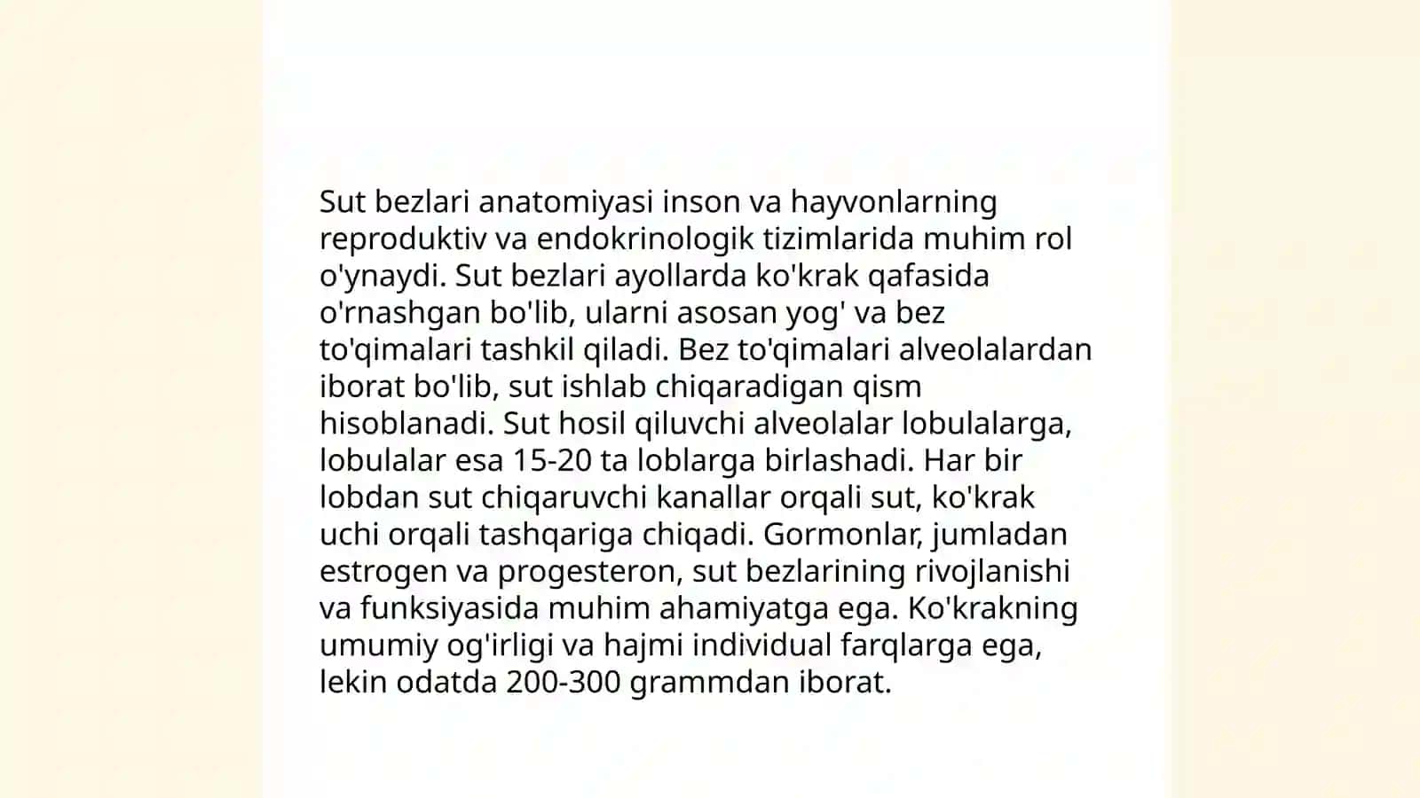 Sut Bezlarining Anatomiyasi 3