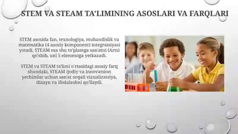 STEM va STEAM ta'lim xususiyatlari 3