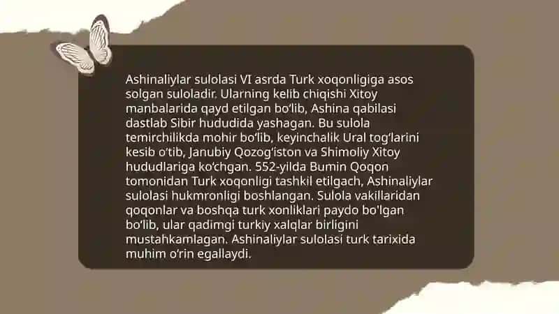Ashinaliylar sulolasi 3