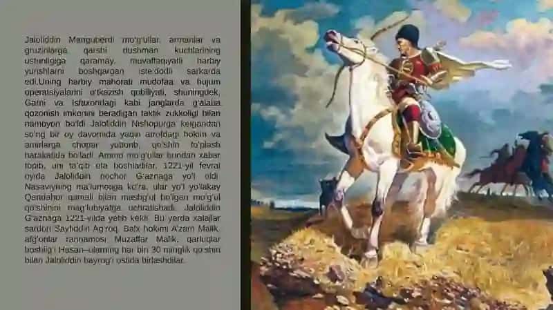 Jaloliddin Manguberdiyning harbiy yurishlari va harbiy san'ati 3