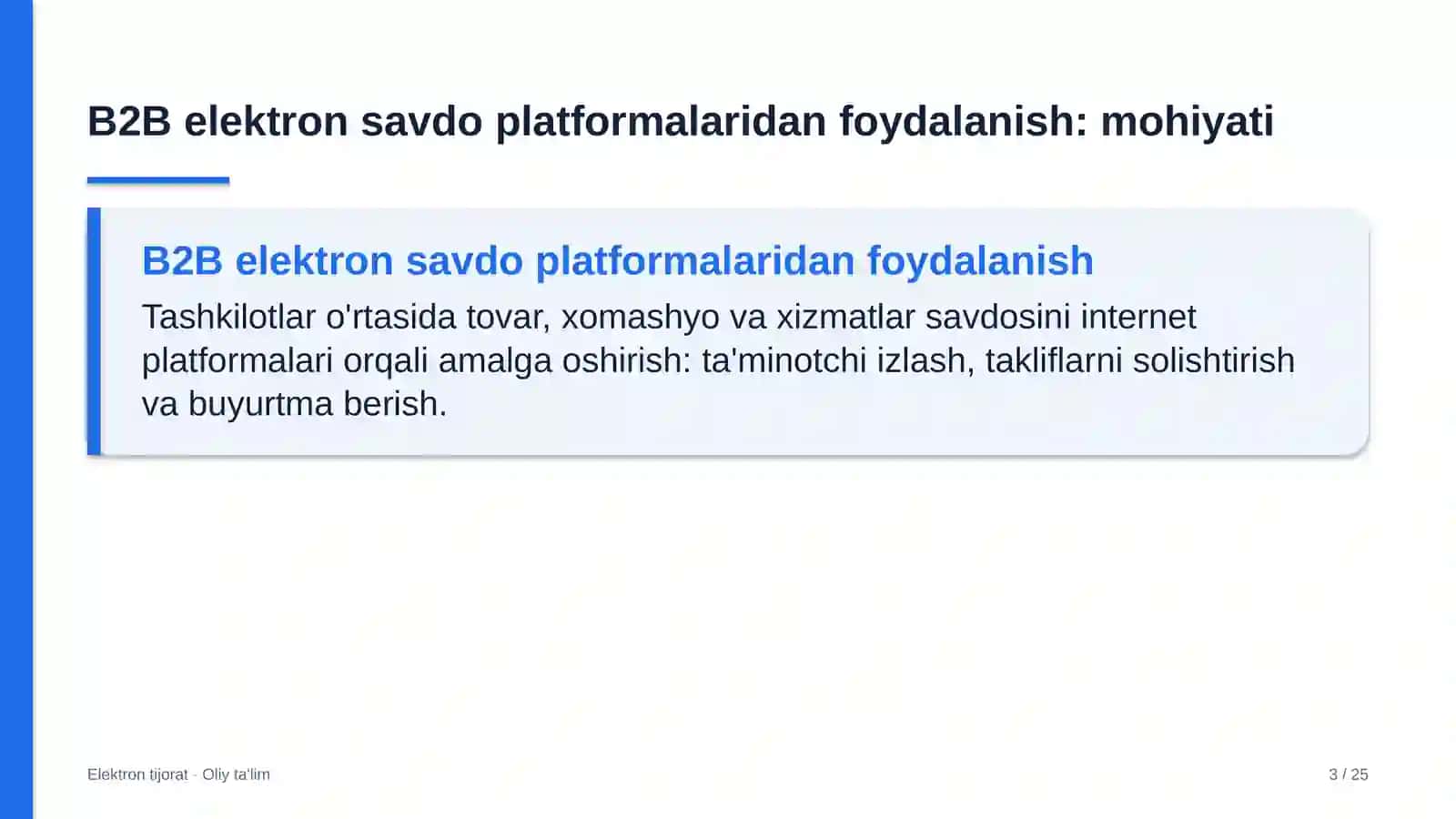 Sanoatda B2B elektron savdo platformalaridan foydalanish 3