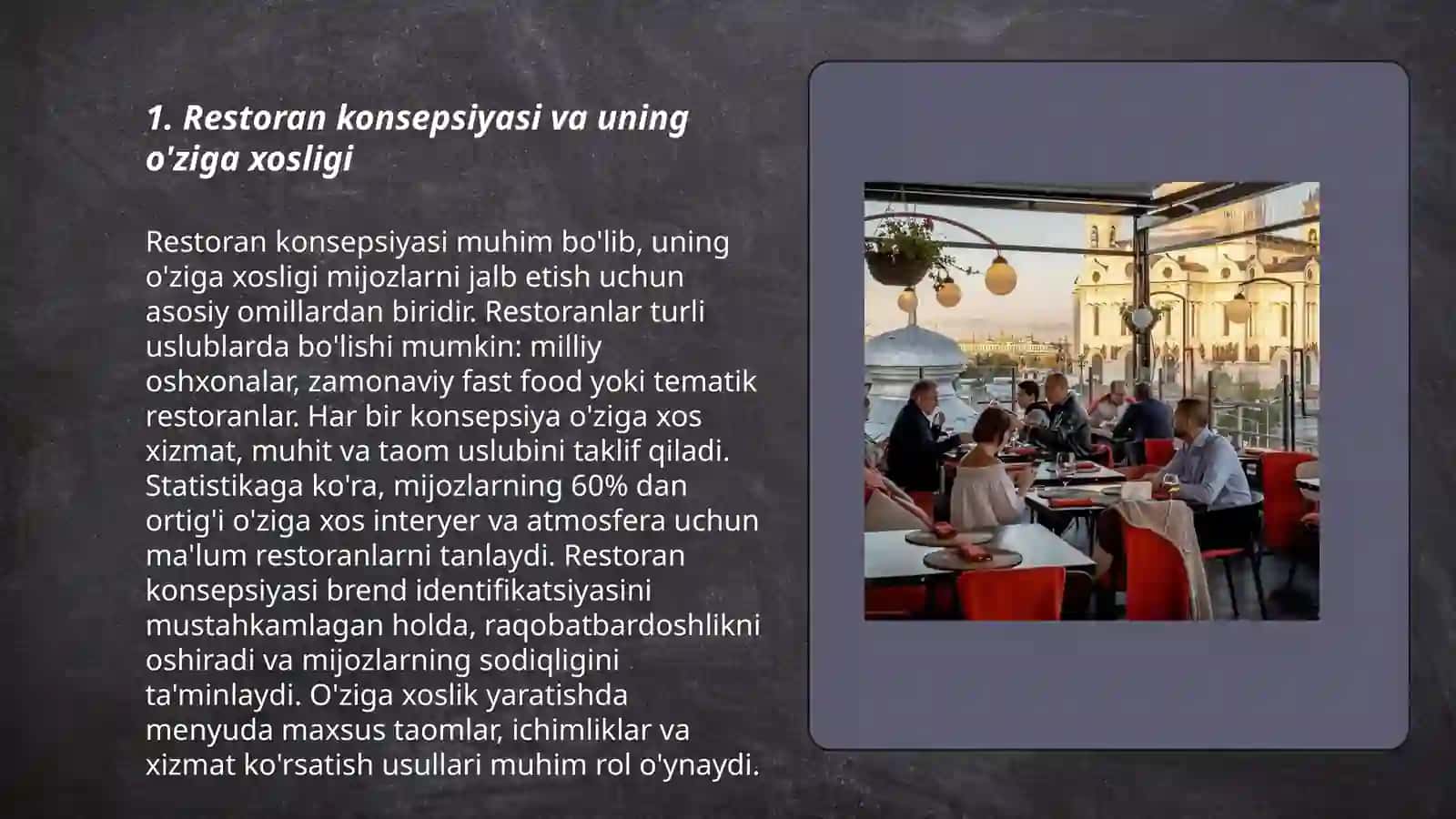 Restaran biznesi 3