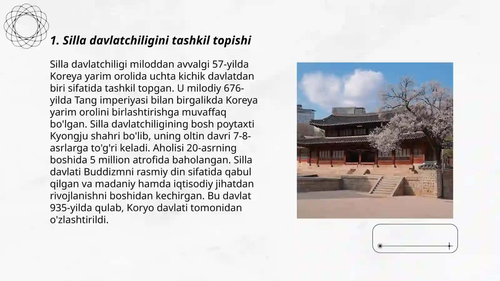 Silla qirolligi ijtimoiy iqtisodiy va madaniy tarixi 3