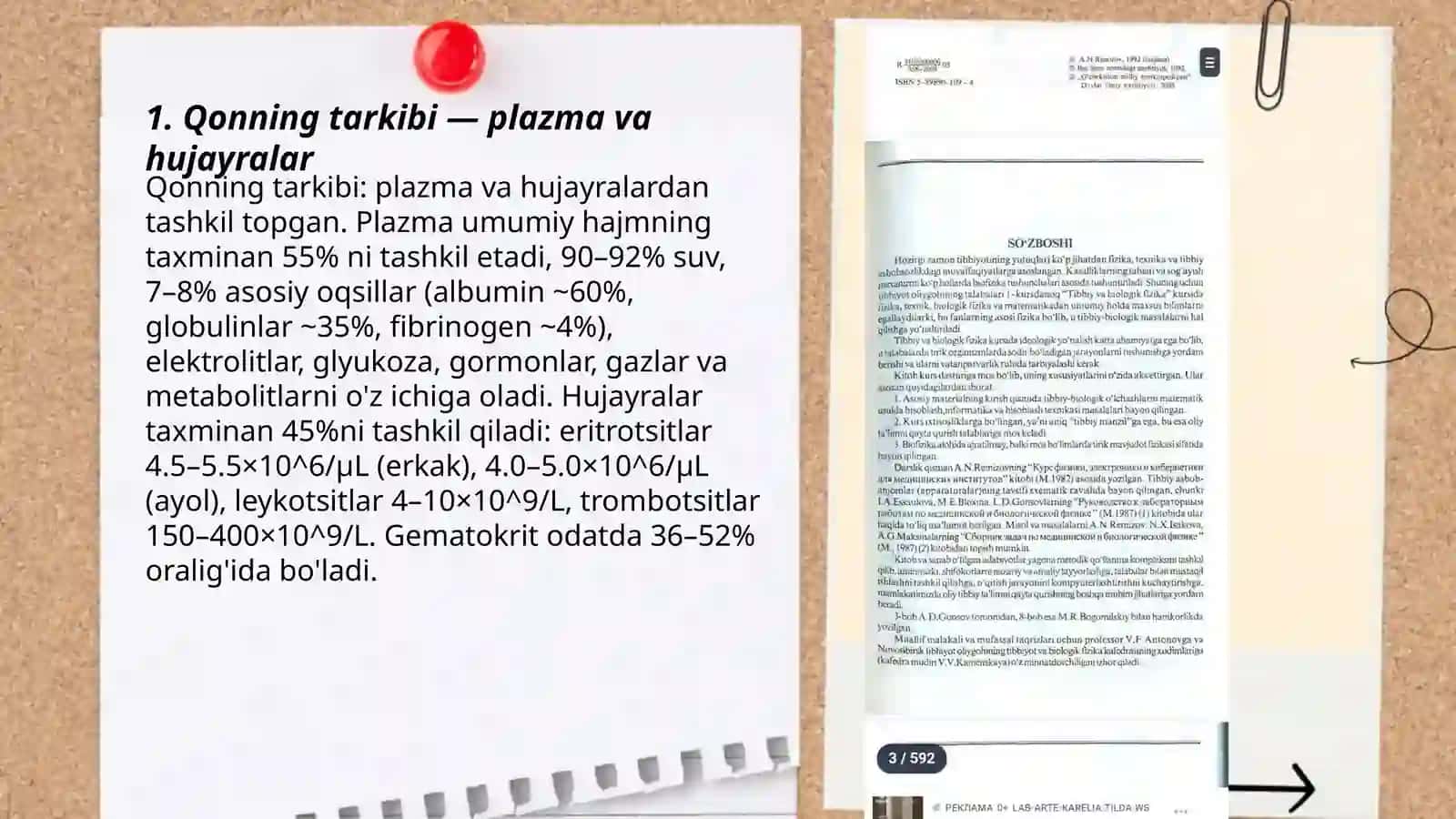 Qon va qon yaratuvchi azolar 3