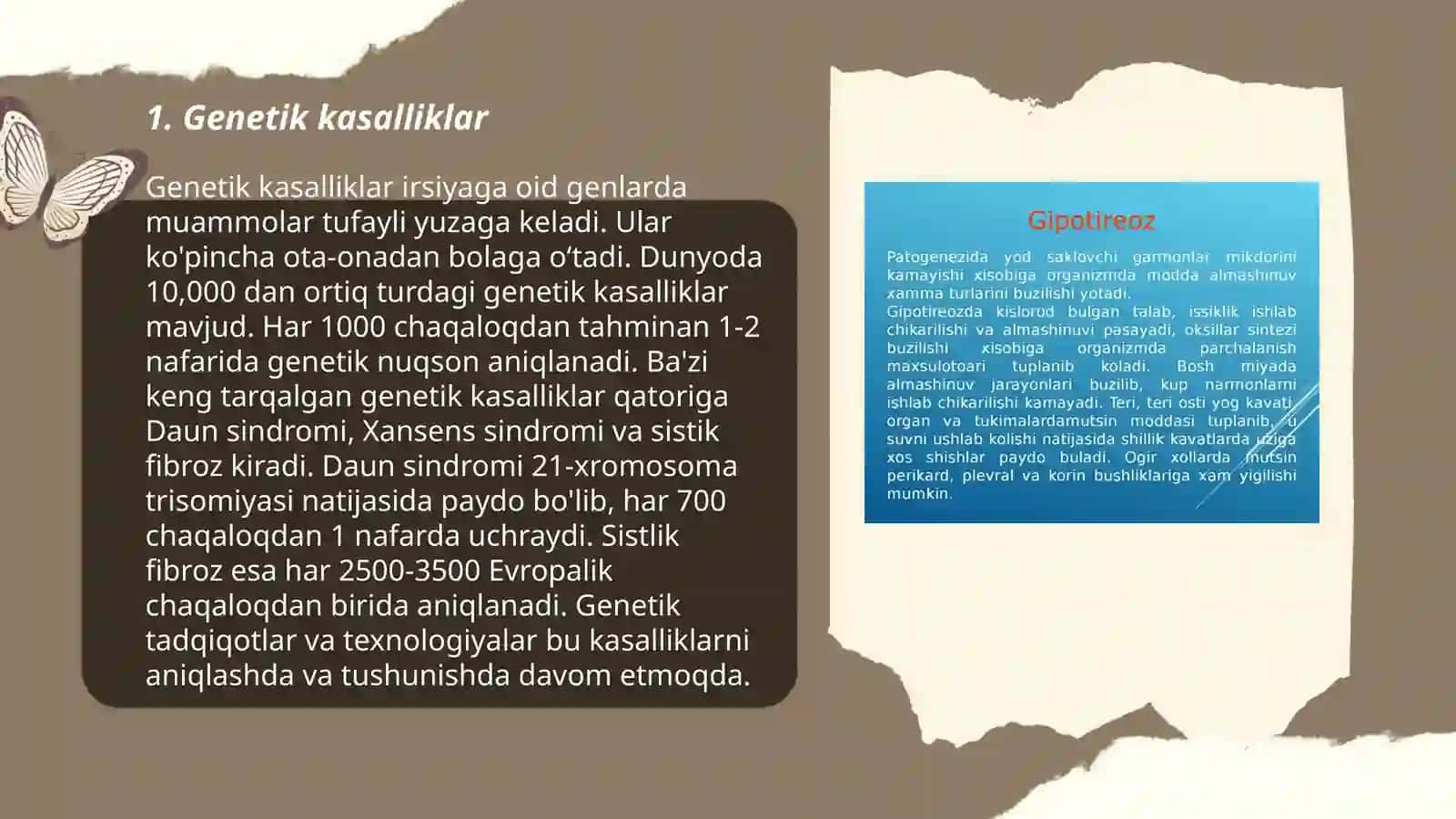Molekulyar kasalliklar 3