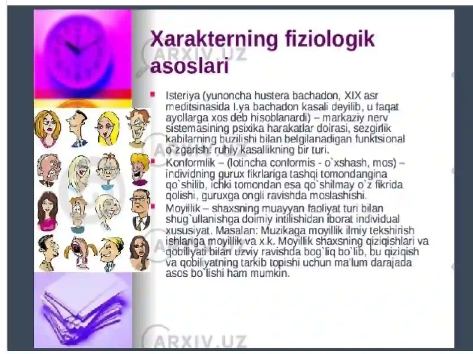 Inson xarakteri va shaxsiy mazmuni 3