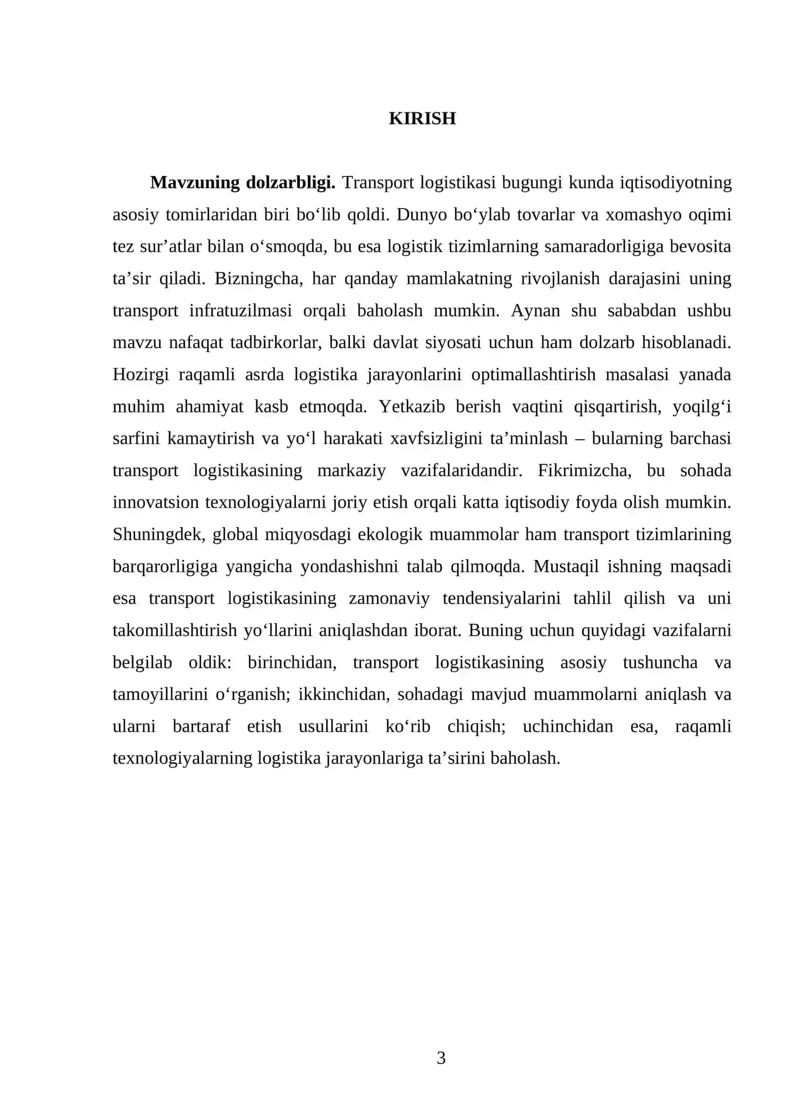 Transport logistikasi 3