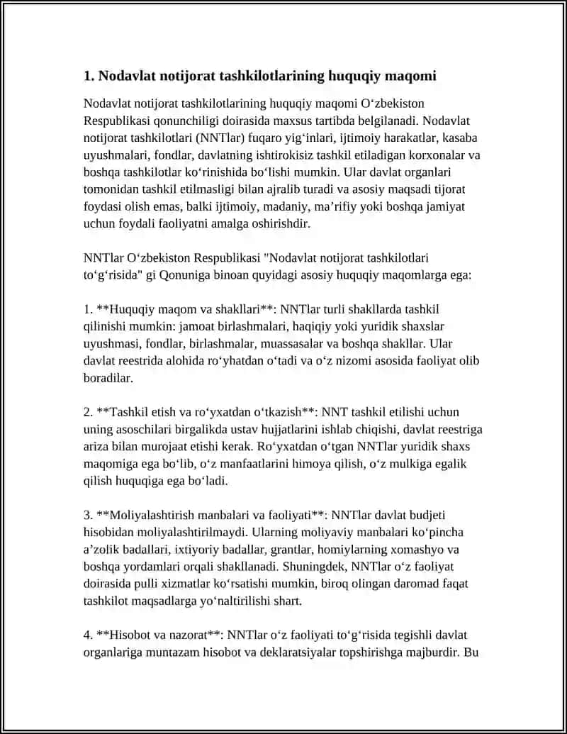 Nodavlat notijorat tashkilotlar 3