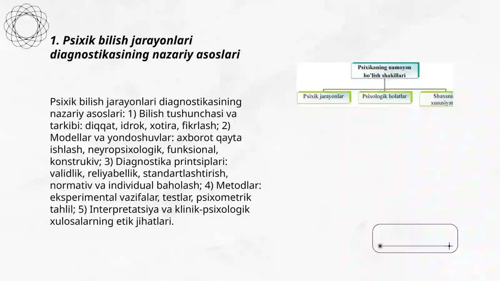 Psixik bilish jarayonlari diagnostikasi 3