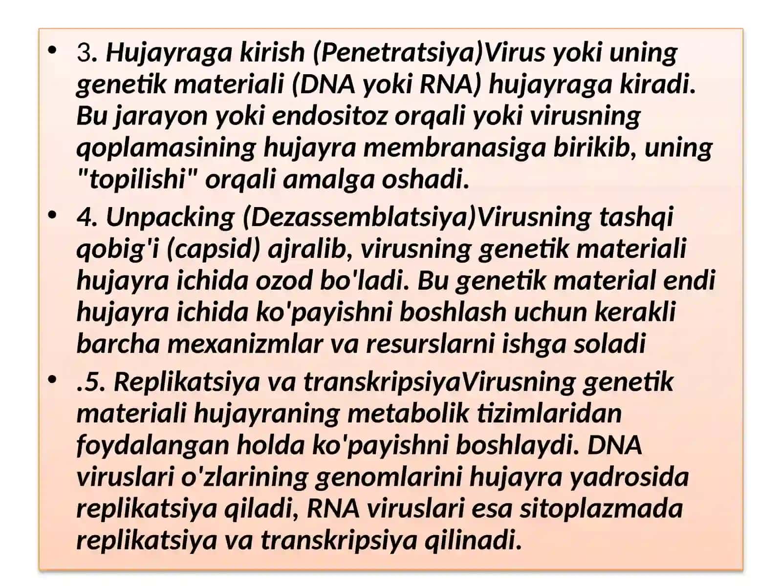 Viruslar hayotiy davrlari 3
