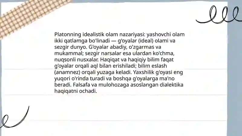 Gʻarb allomalarining falsafiy qarashlari 3