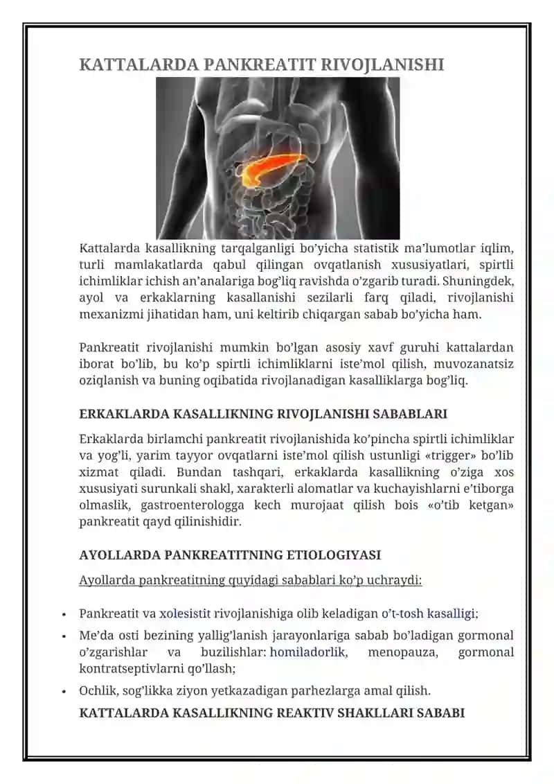 PANKREATIT — ALOMATLARI 3