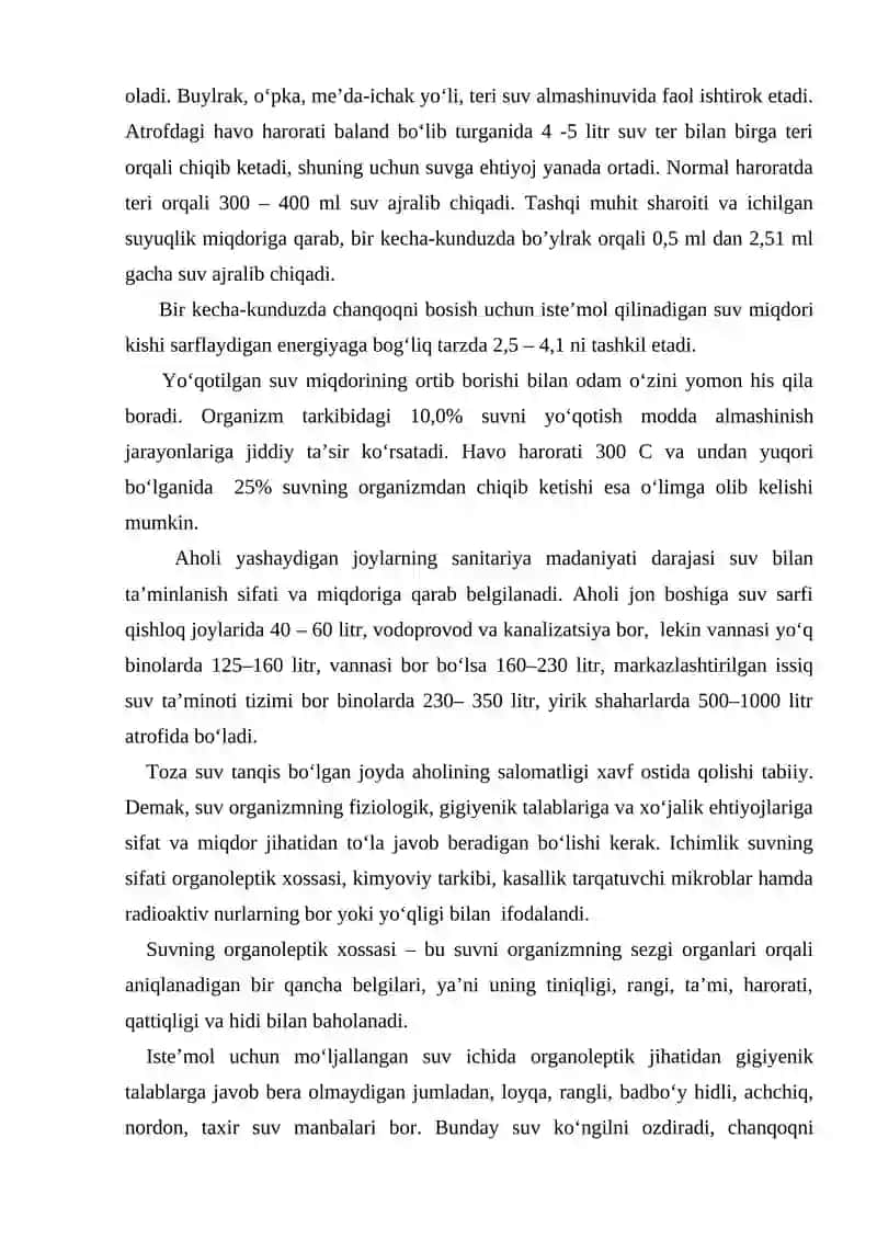 Ichimlik suvi sifatini yaxshilashning asosiy usullari 3