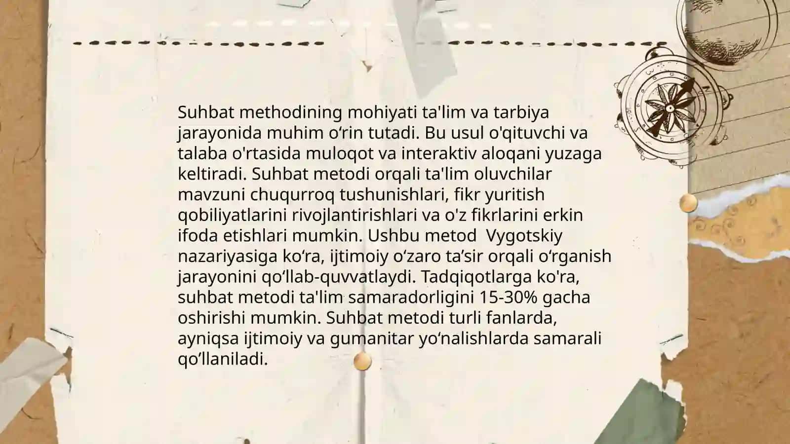Suhbat metodi va unga qo’yiladigan talablar 3