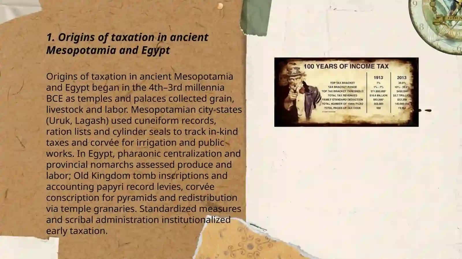 Tax History in Mesopotamia and Egypt 3