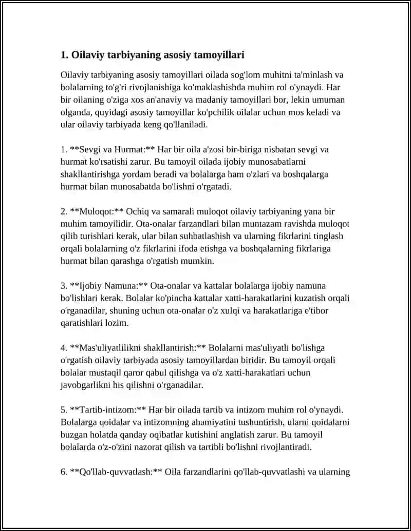 OILADA TARBIYA ASOSLARI 3