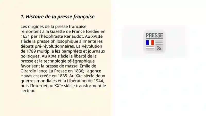 La presse francaise 3