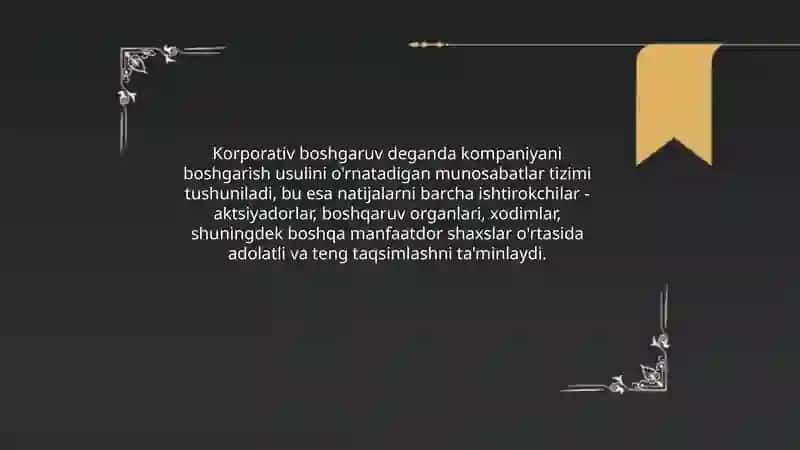 Korporativ boshqaruv 3