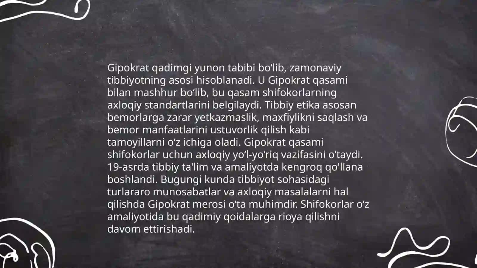 Gipokrat va Tibbiy Etika 3