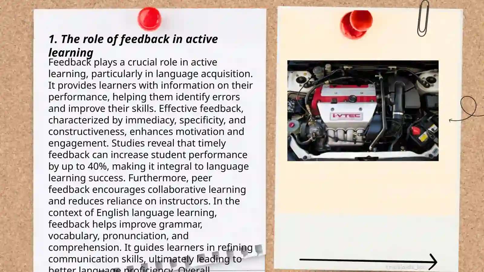 Feedback as a tool for learning Adhamova Nilufar 3
