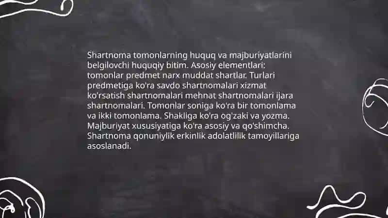 Bitim va shartnomalar 3