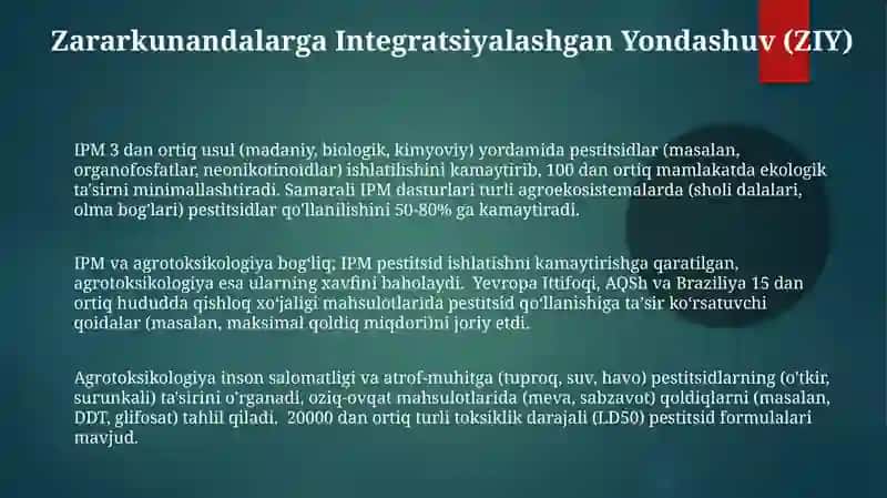 IPM va Agrotoksikologiya 3