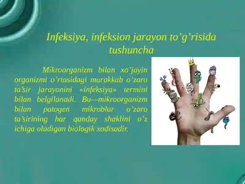 Umumiy infeksiya jarayonlari haqida tushuncha 3