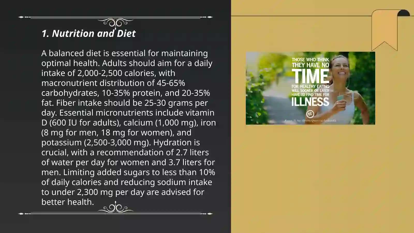 Healthy lifestyle 3